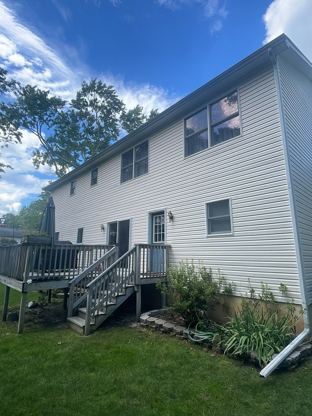 House Wash, Roof Refresh sections & Concrete Cleaning by SJ Exterior