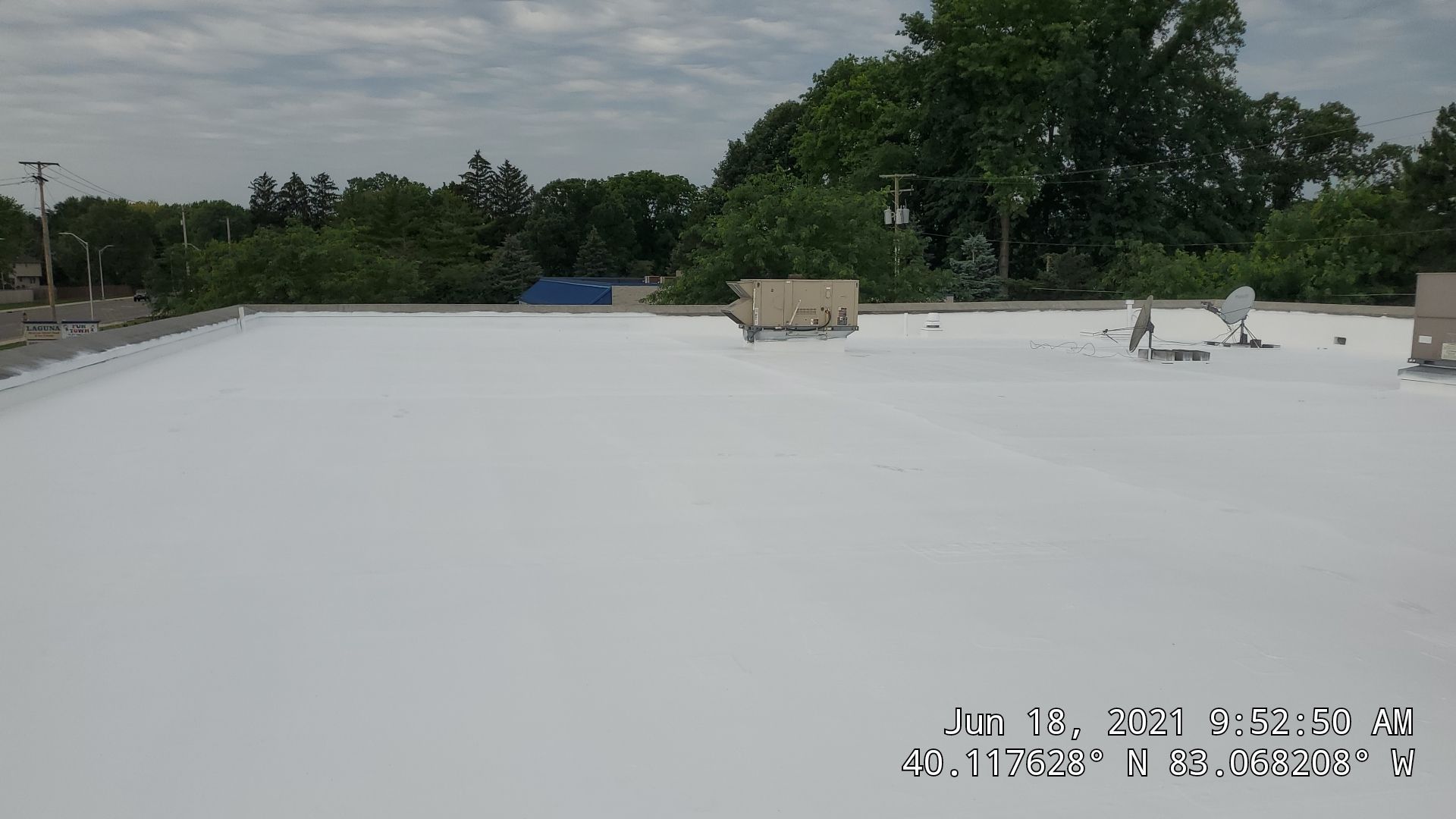 Fabric Reinforced Roof Coating by Gold Star Roofing LLC 