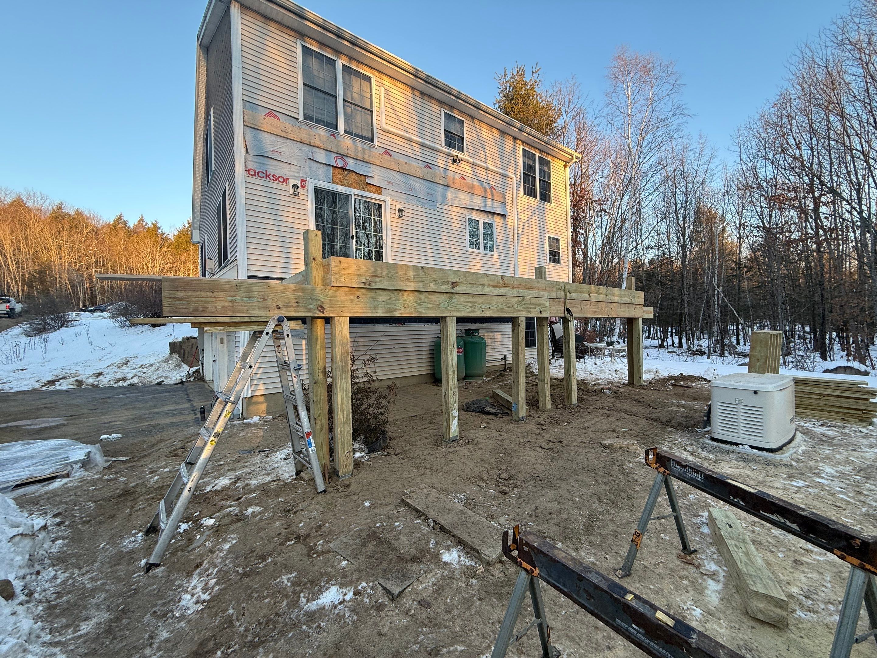 Nottingham Deck Demo - Three Season Build by Tall pine roofing