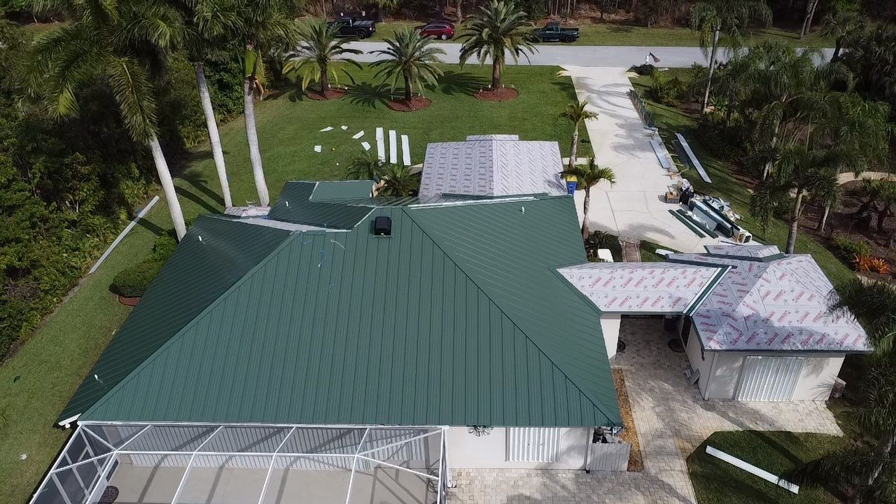 Kynar (Color Coated) Standing Seam Metal Roof Replacement by Sailfish Roofing