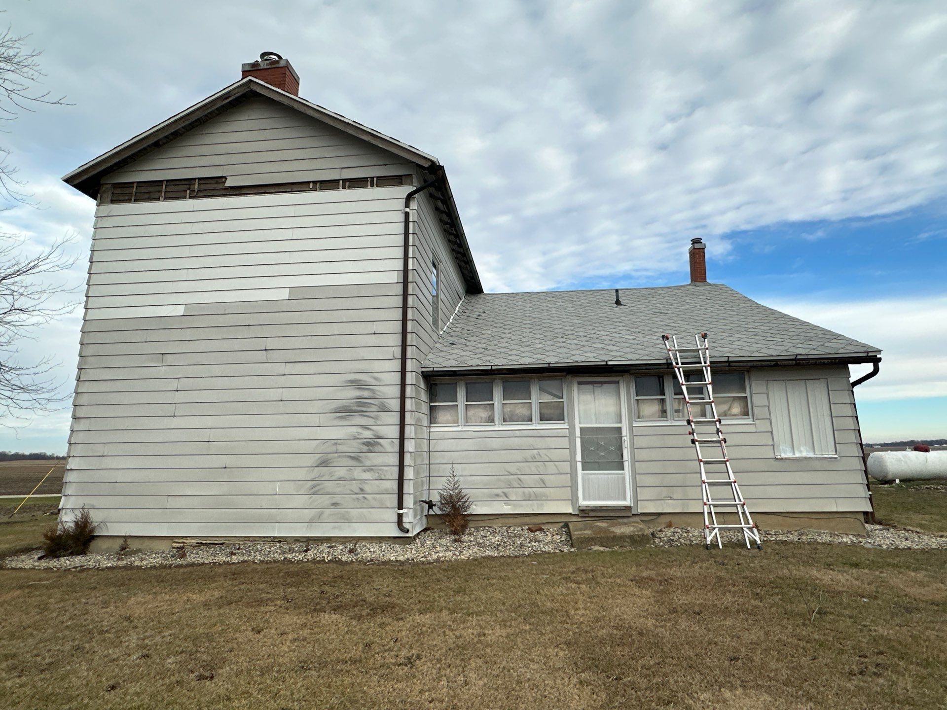 Mechanically Seamed Standing Seam Metal Roof in LaFontaine, Indiana Farmhouse Renovation by 4Ever Metal Roofing