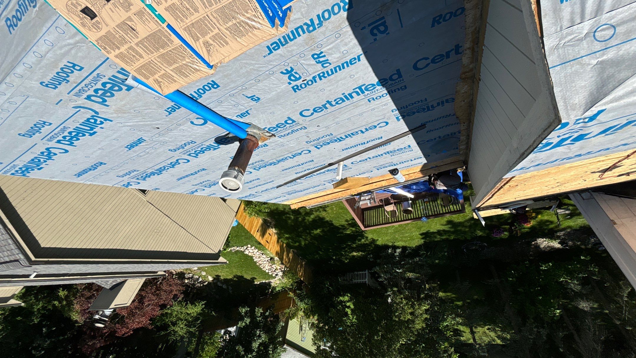 Roof Replacement using CertainTeed Landmark Weathered Wood by 180 Contractors