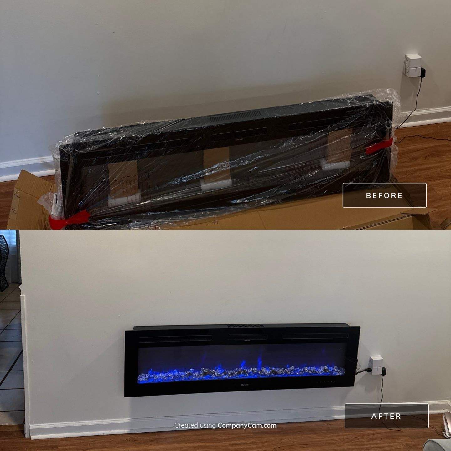 Installation Service using Electric Fireplace by A1 NERDY HOMES LLC