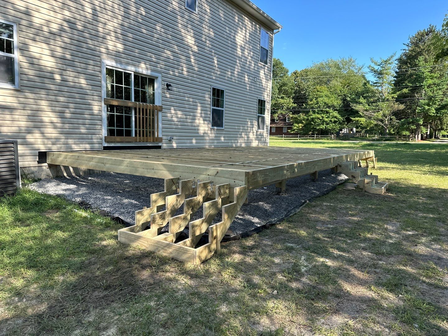 New Deck using Deckorators Venture - Color Sandbar by deck guardian