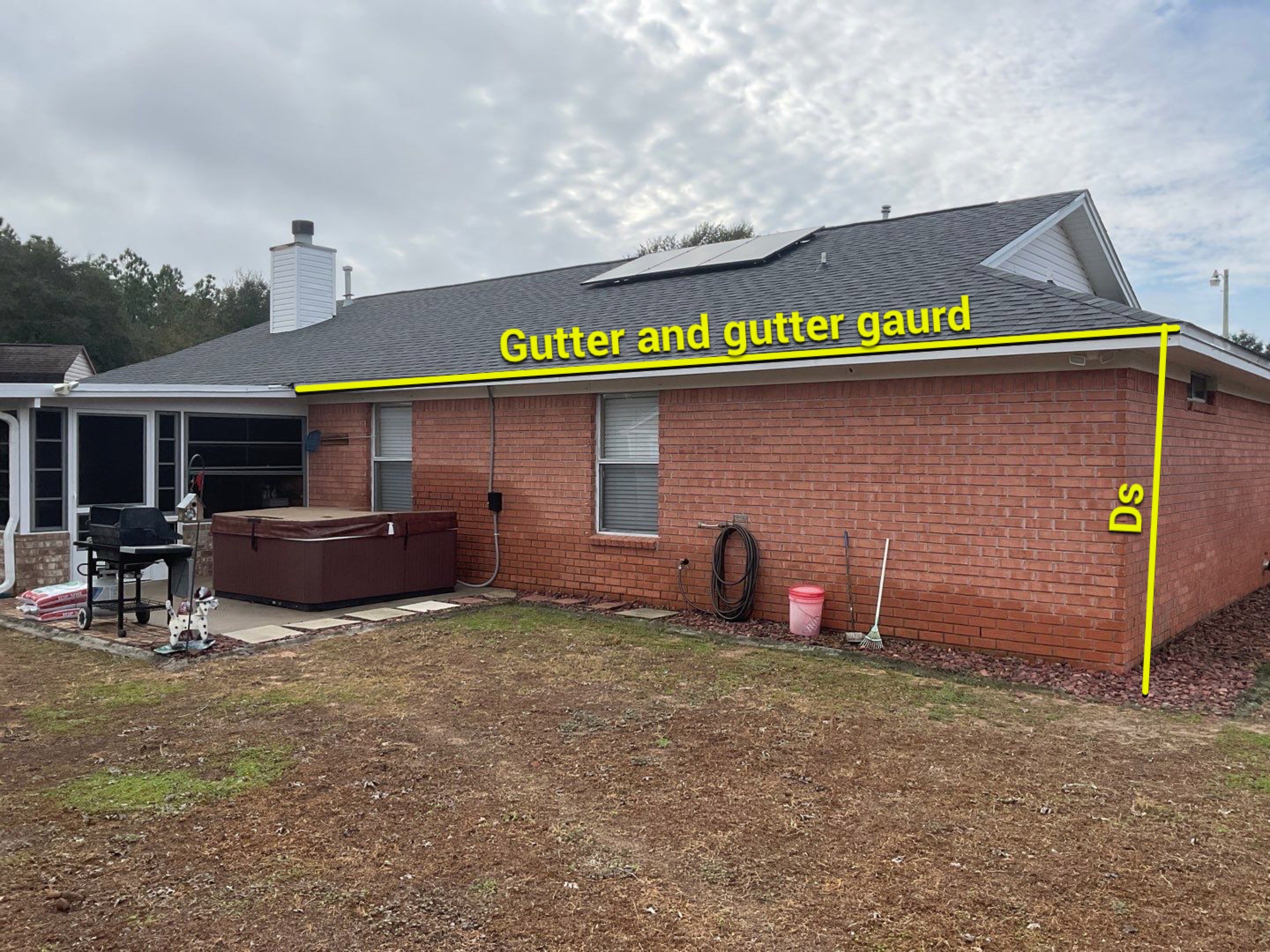 Gutter Guard System Installation in Pensacola FL by Gutter Professors