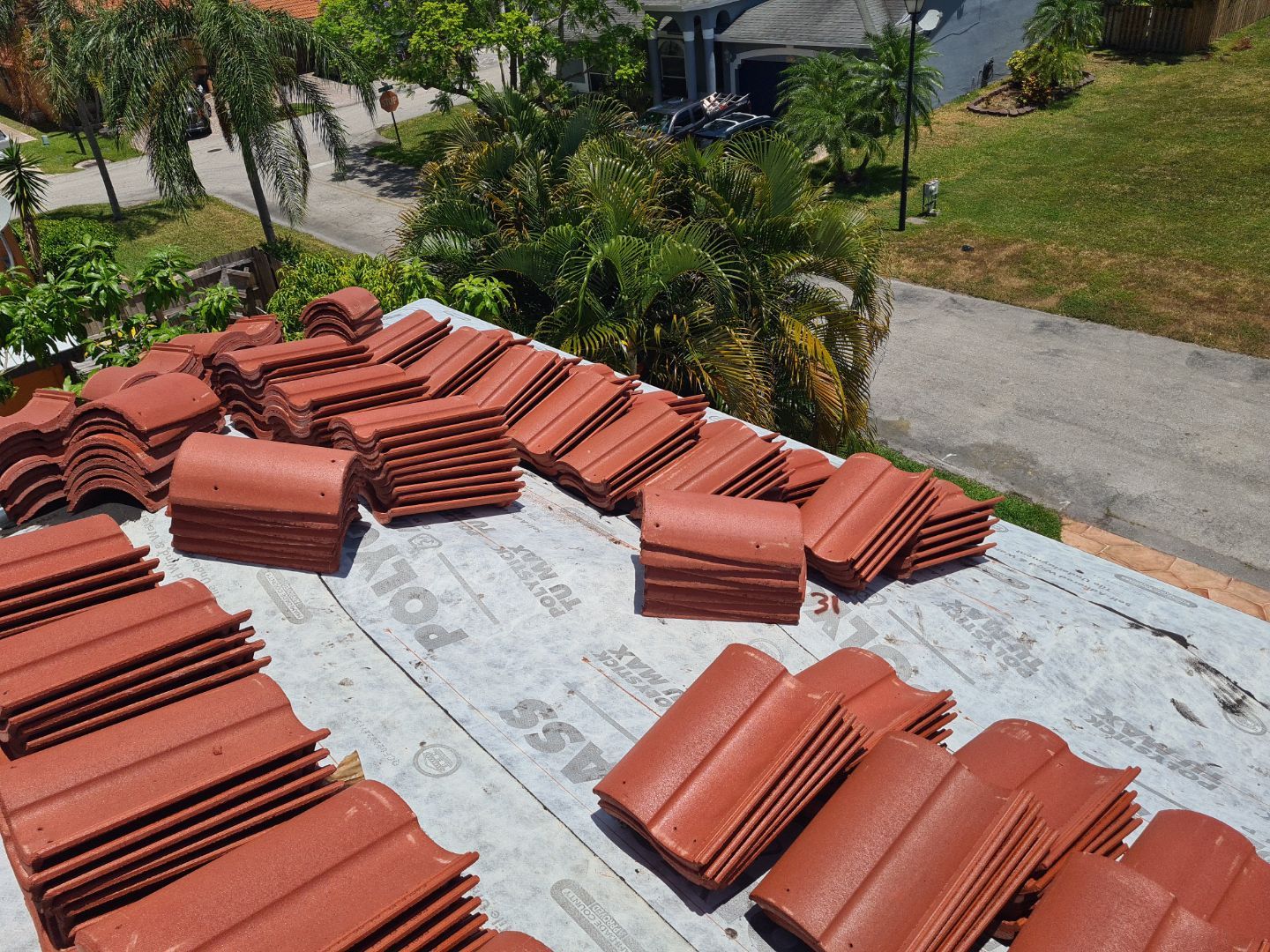Residential Roofing Installation using Eagle Roofing Tile by BLUES BROTHERS ROOFING
