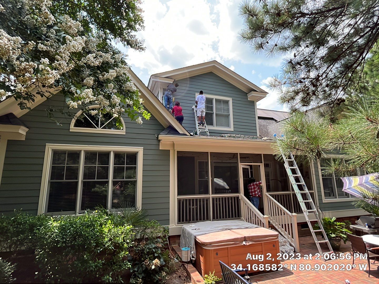 Exterior Trim Paint Project by Geaux 2 Guy, LLC