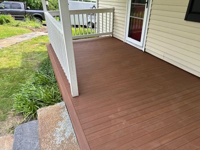 Front Porch Upgrades using TimberTech Advanced PVC Porch Collection
