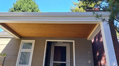 Residential Roofing Installation and Front Porch Addition using Owens Corning Duration: Black Sable