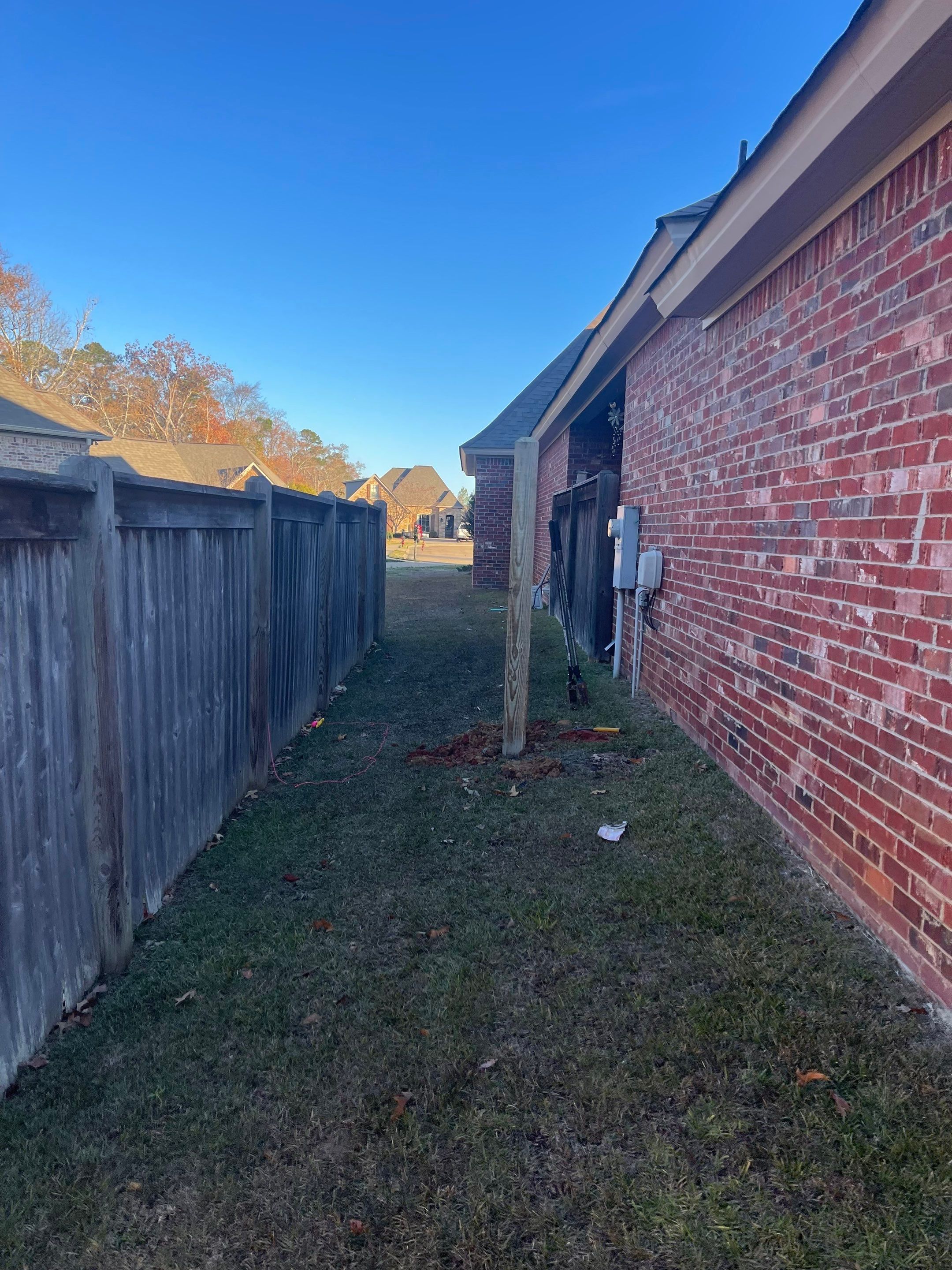 8ft Cedar Good Neighbor Fence by Roberson Construction LLC