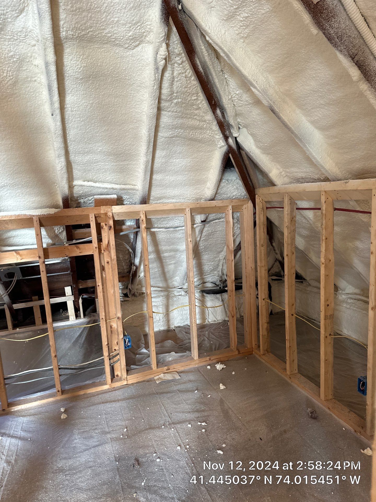 Spray Foam Insulation using Closed Cell Spray Foam by NYS Foam & Energy