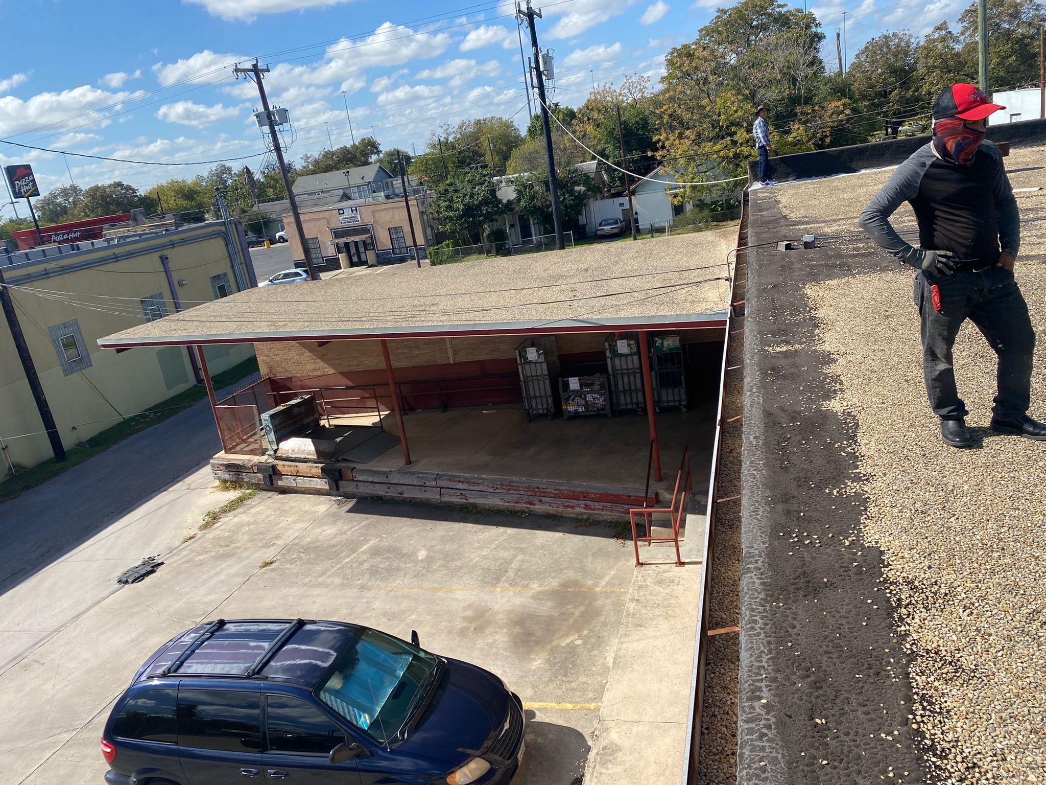 San Antonio Post Office Recover with a 20 year NDL warranty by Grell Roofing, LLC