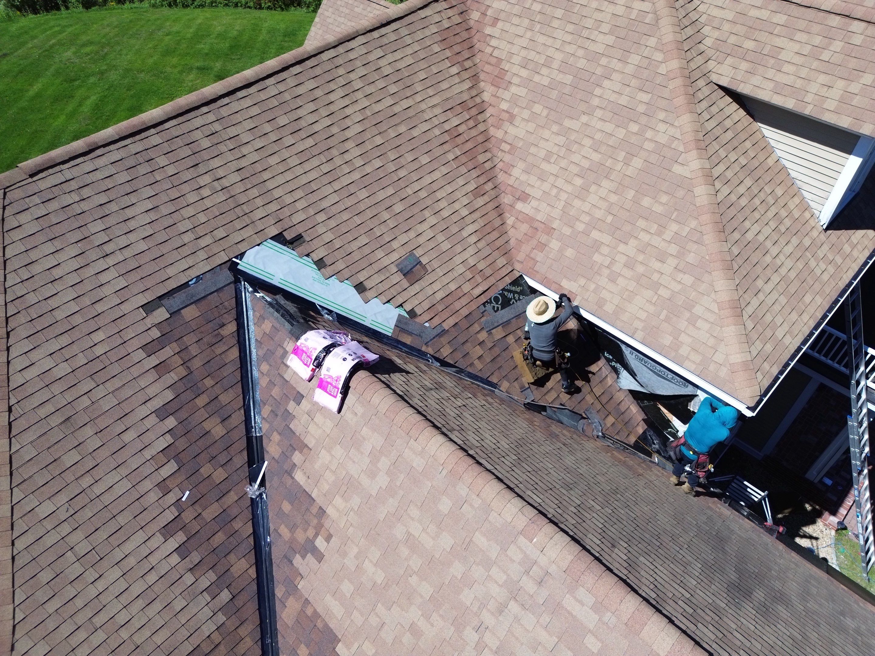 Ice Dam Remediation + EPDM Waterproofing + PVC Trim Restoration by Mighty Dog Roofing of Greater Middlesex County