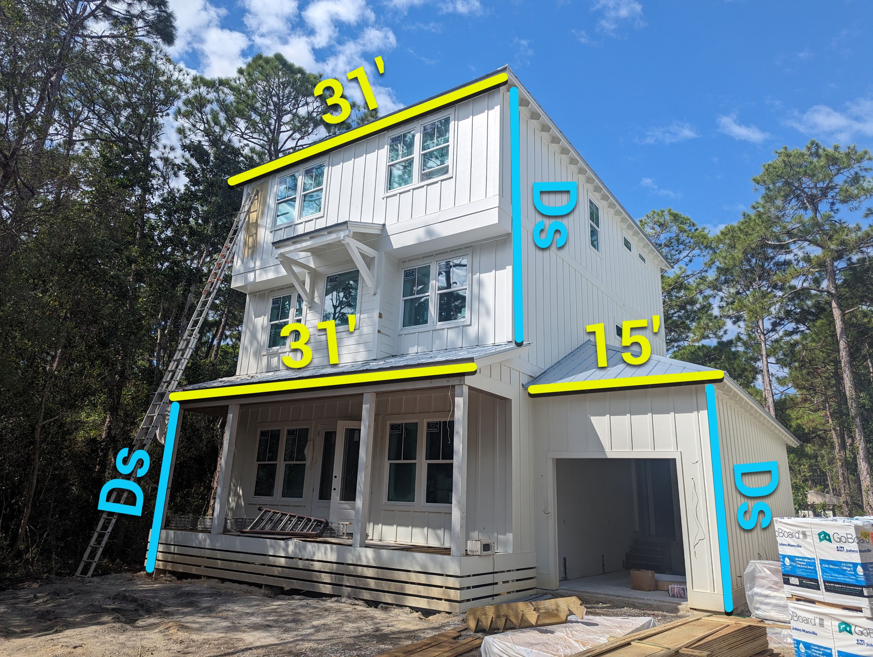 Seamless Aluminum Gutter Installation using 6 Inch Seamless Gutters in Santa Rosa Beach, FL by Gutter Professors