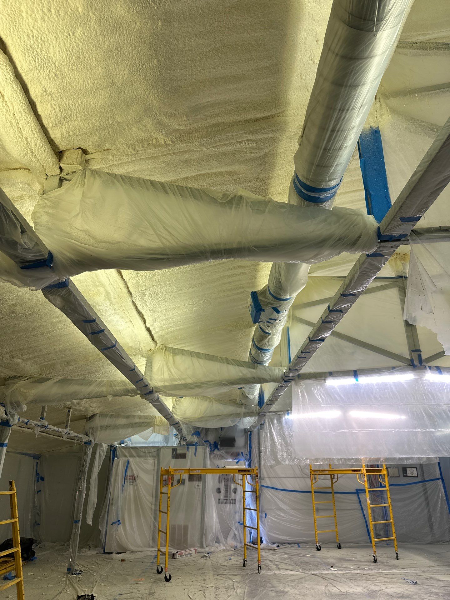 Sunnyvale Tx, Close cell spray foam custom garage  by Apex Insulation Solutions