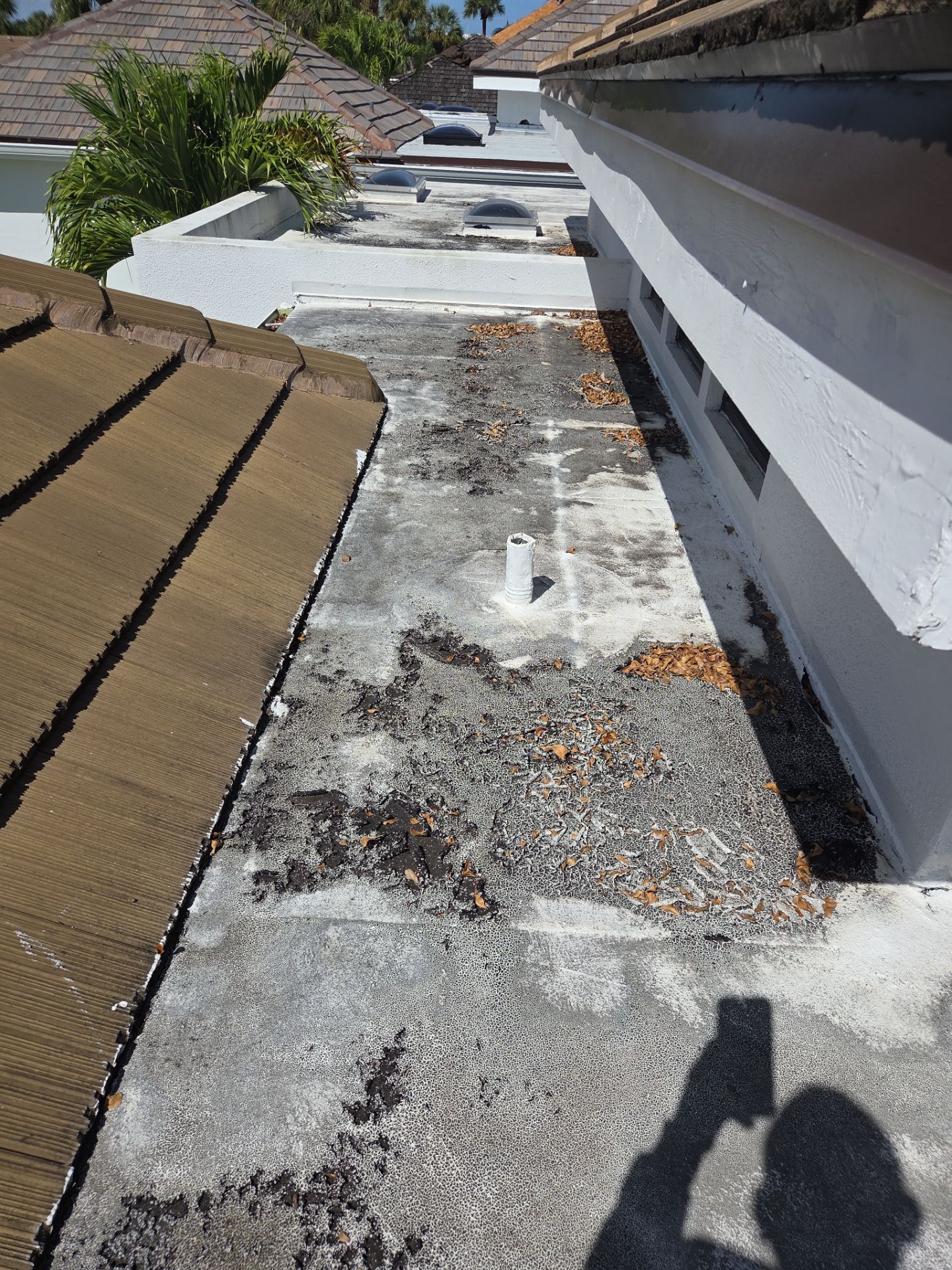 Flat Roof Restoration and Silicone Coating in Boca Raton by Aastro Roofing