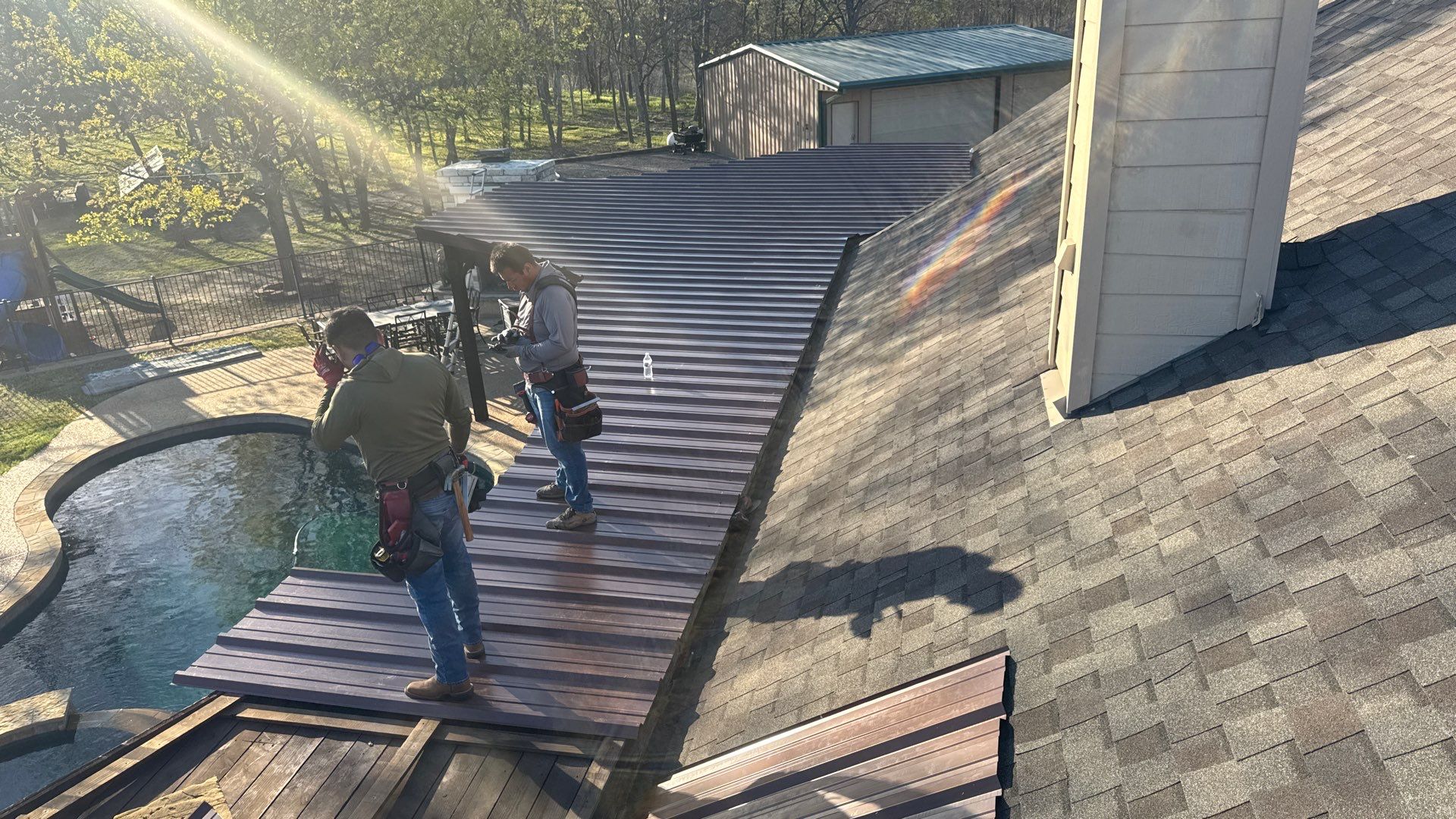Project in St Paul by Rhino Roofing and General Contracting, LLC