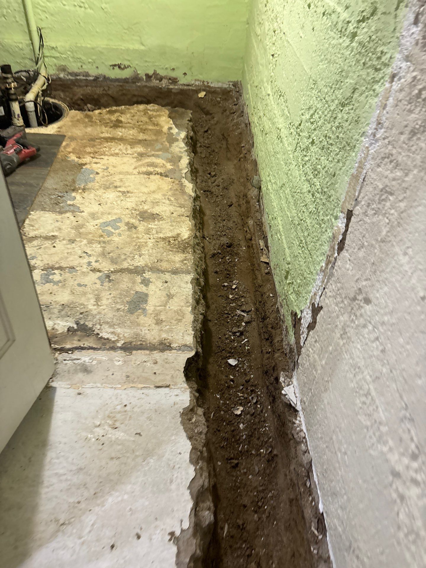 Ending Garik's Groundwater Issues For Good-And-All! by Waterproofing Northeast