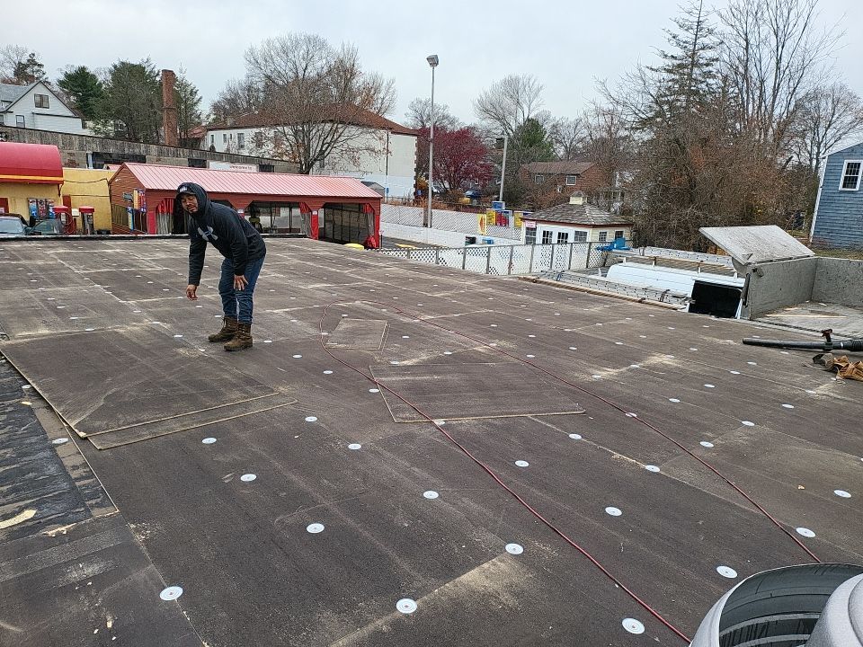Commercial Roofing Installation using EPDM  by A Plus Exterior