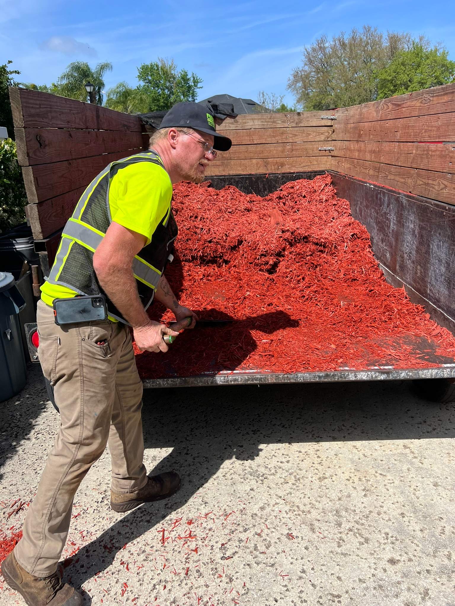 Mulch Installation | Deerwood Country Club by ProGreen Services