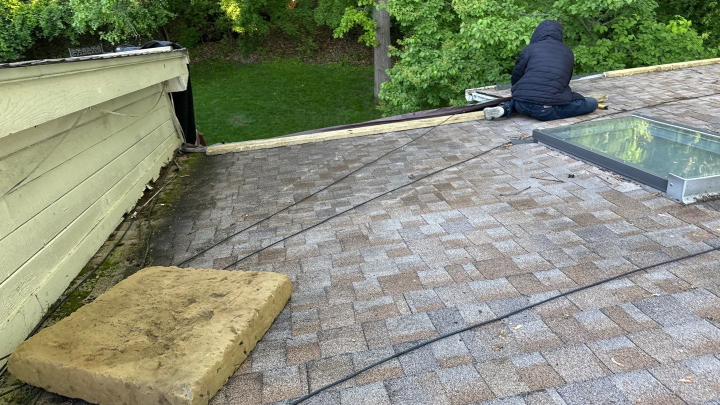 Roof Replacement using Owens Corning Desert Rose by 180 Contractors