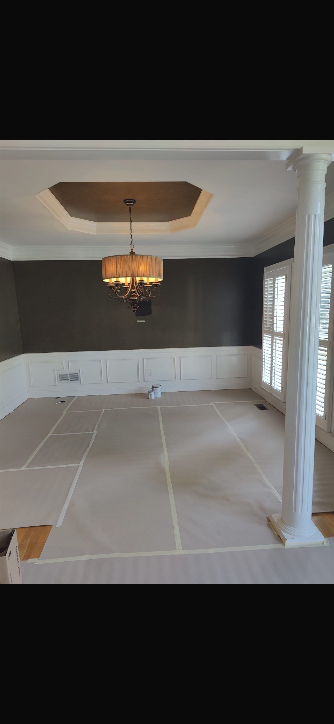 Full Interior Home Painting and Screened Porch Refinishing in Alpharetta by Swift Home Renovations