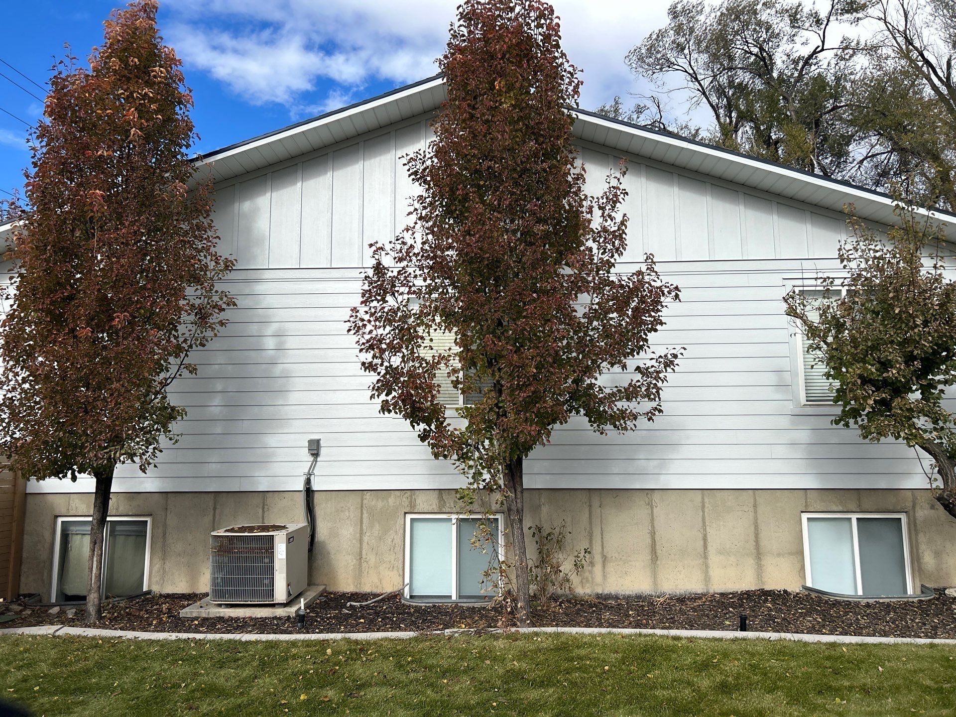Lindon | Complete Vinyl to Hardie Conversion | Arctic White by Ideal Siding Utah