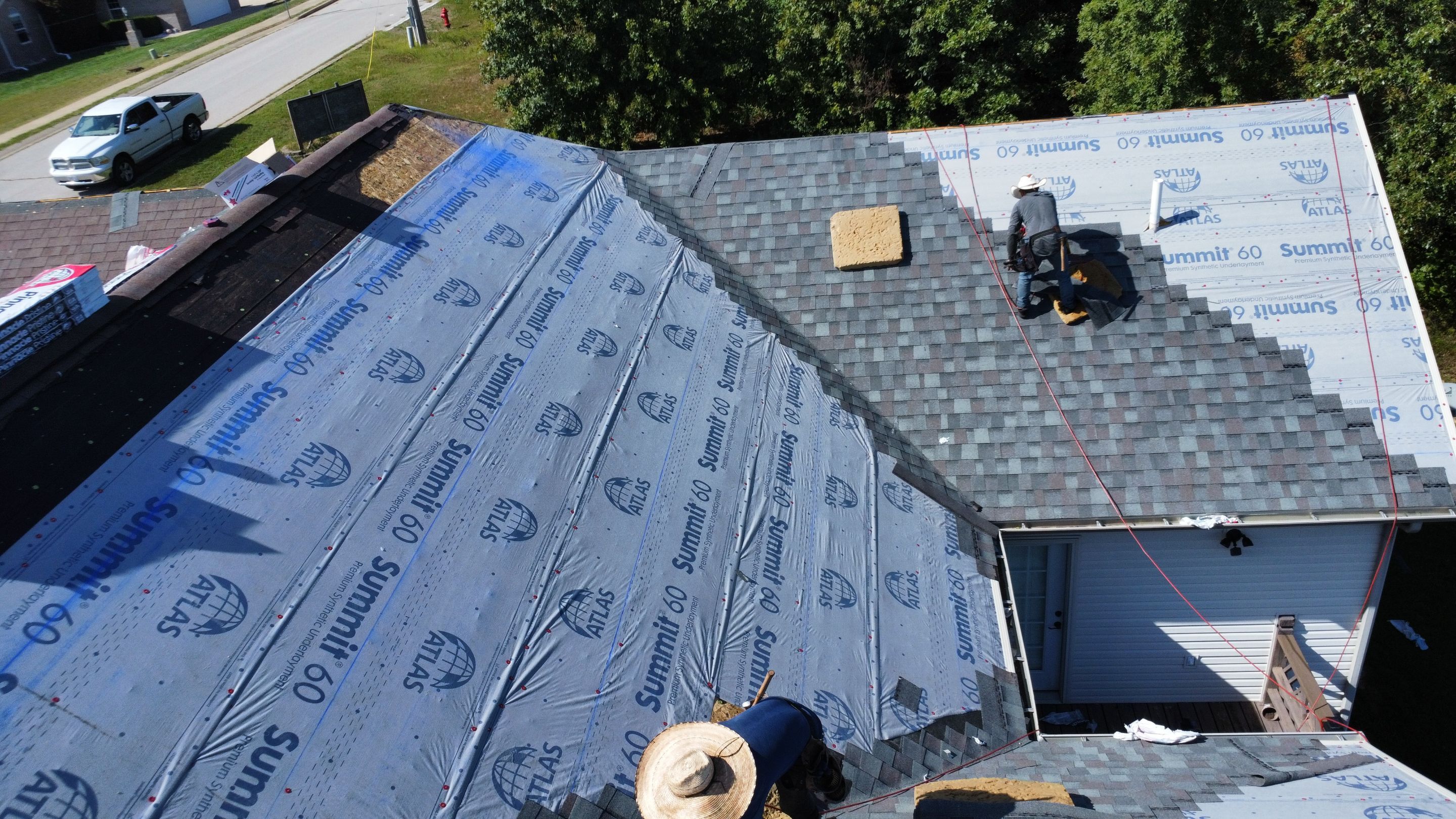 Residential Roof Replacement - Atlas Pinnacle Pristine W/ Scotchguard - Color Summer Storm  by Titan Commercial & Residential Roofing 
