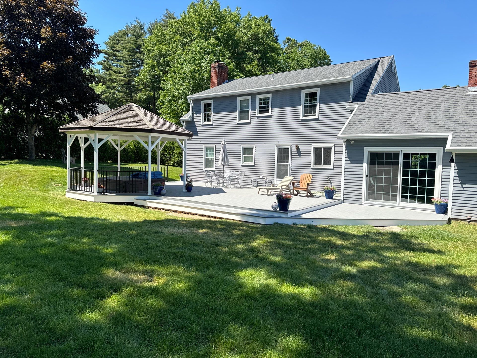 Deck Repair using Trex Select Decking by Chagnon Building & Remodeling LLC