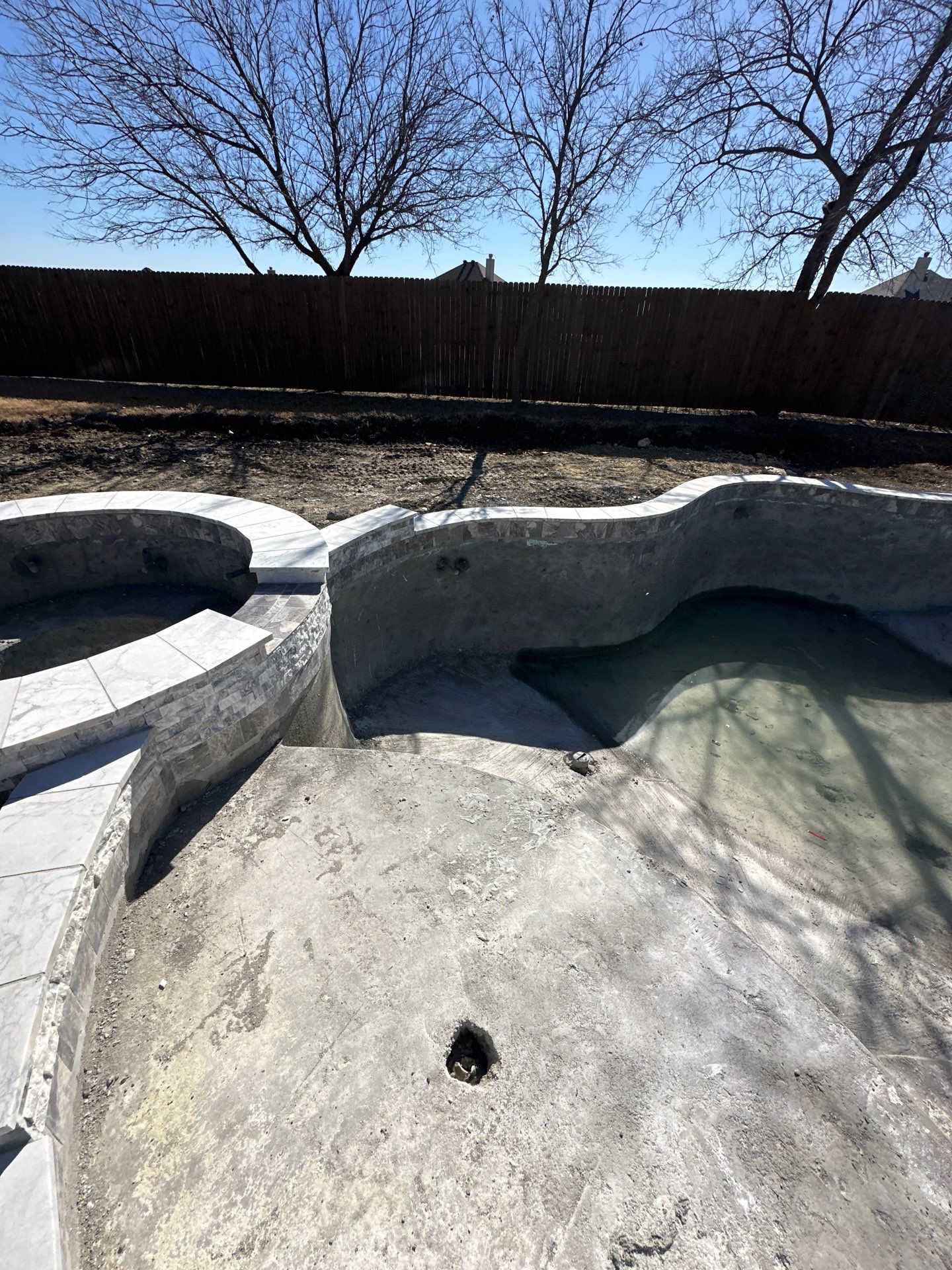 Freeform Pool and Spa with Cedar Pergola by Pinnacle Pools and Spas - DFW