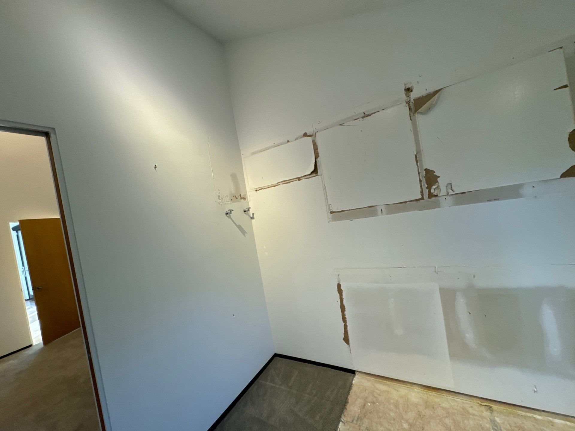 Drywall repair and repaint by GonzalezPainters & Contractors Inc 