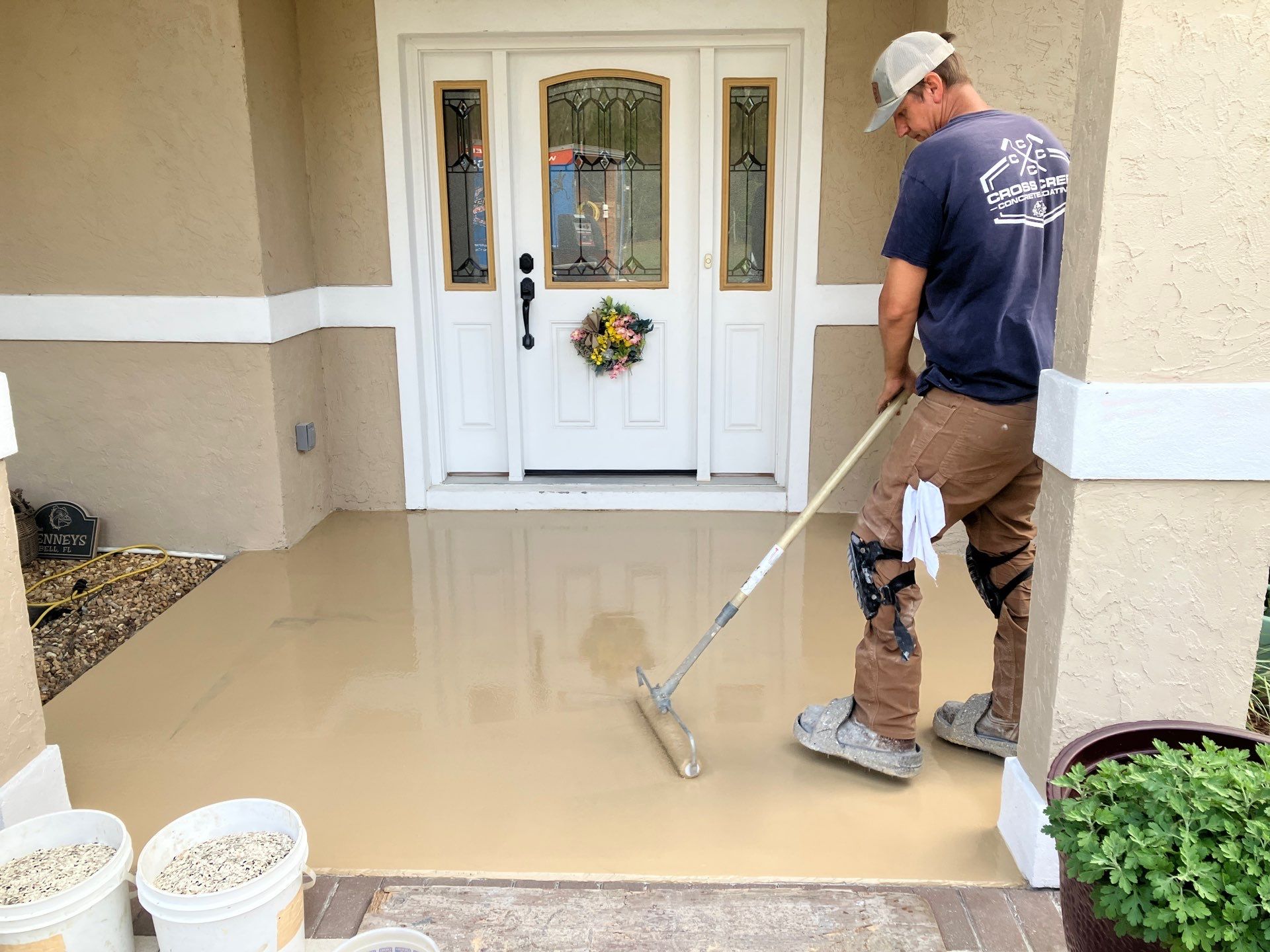Porches in Driftwood by Cross Creek Concrete Coatings