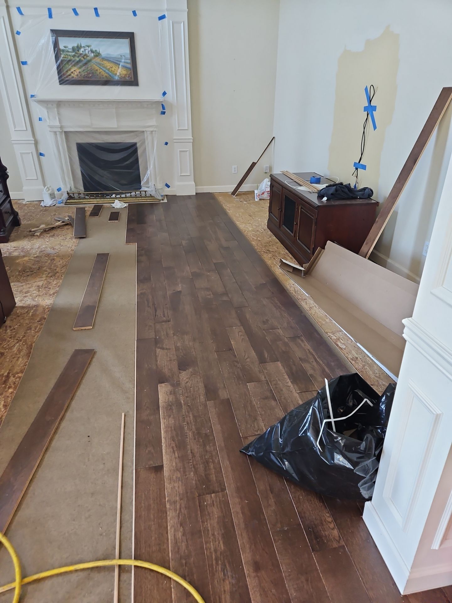 New Hardwood and Refinished Stairs  by Footprints Floors of Nashville