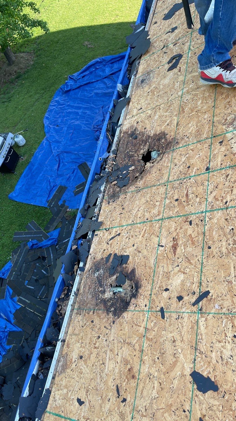 Roof replacement by hail and wind damage by Just Brilliant Restoration JBR