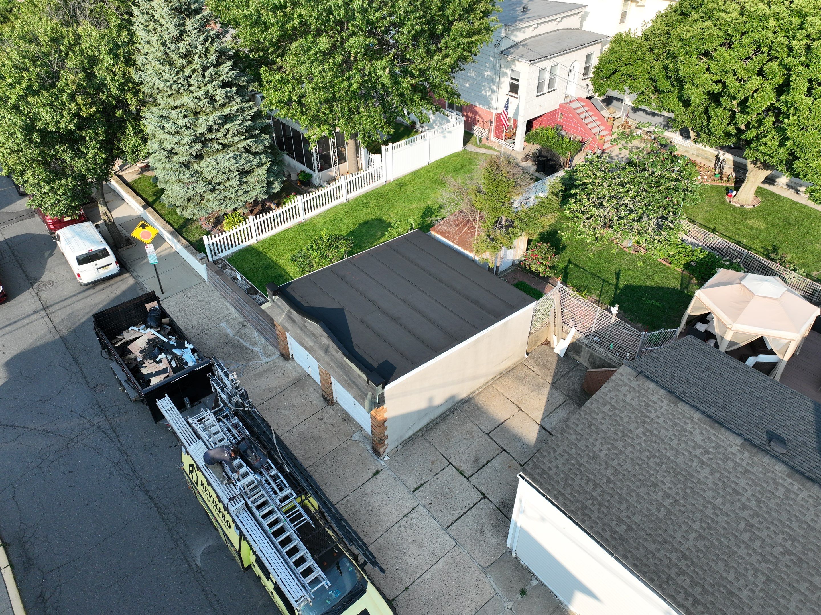 Flat Roof Membrane Installation and Decking Repair in North Bergen by REVIXPRO