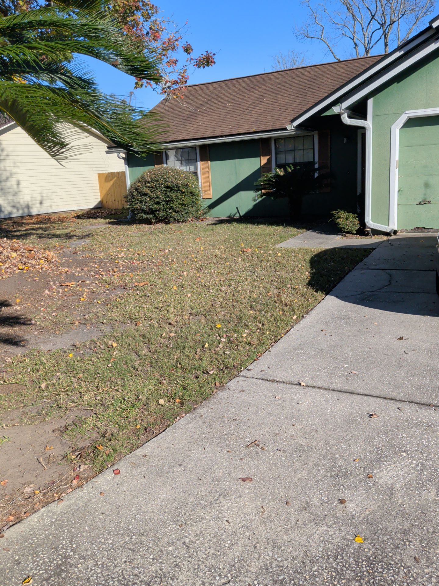 Residential Leaf Removal Service — Westside Jacksonville by Harmoni Home Services