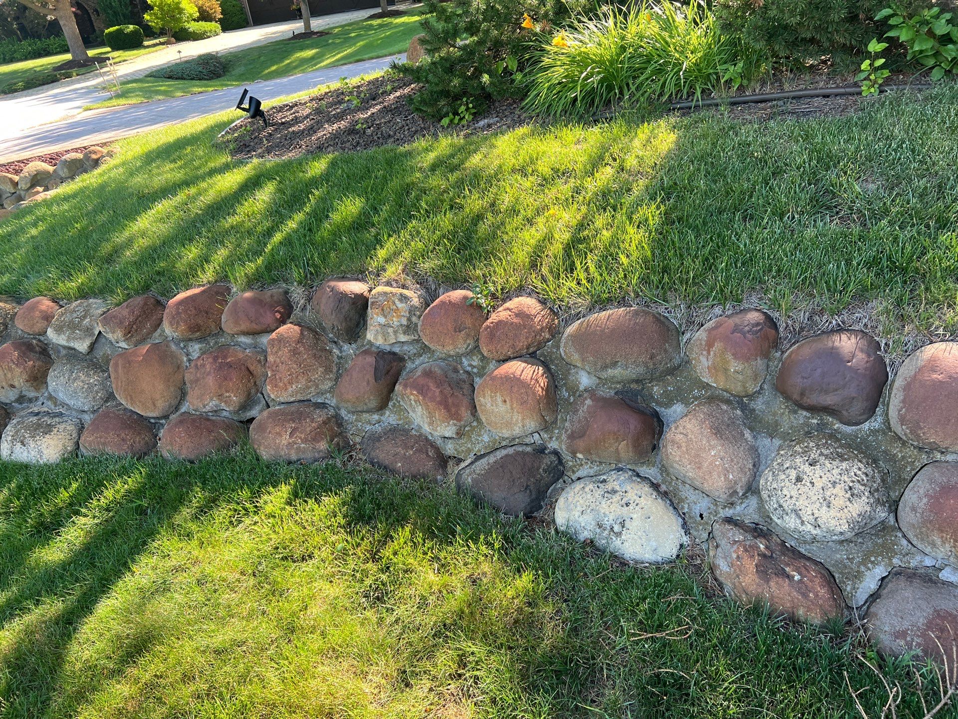 Rust removal by Northern Power Washing LLC.