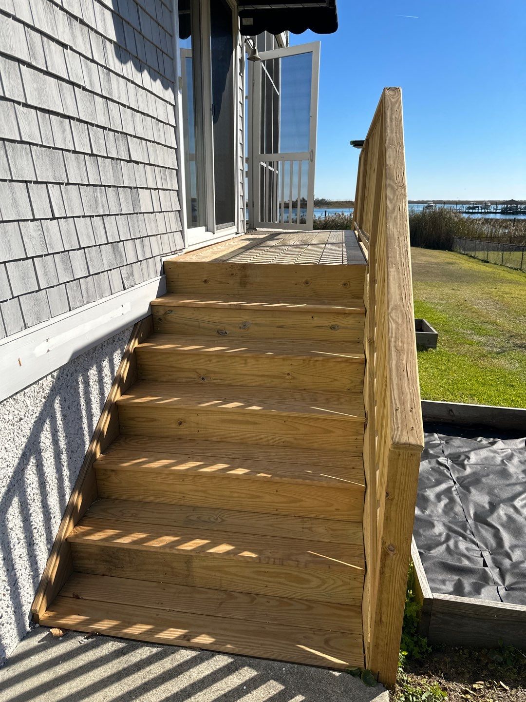 Coated Deck using Wood Sealant by DuraSeal