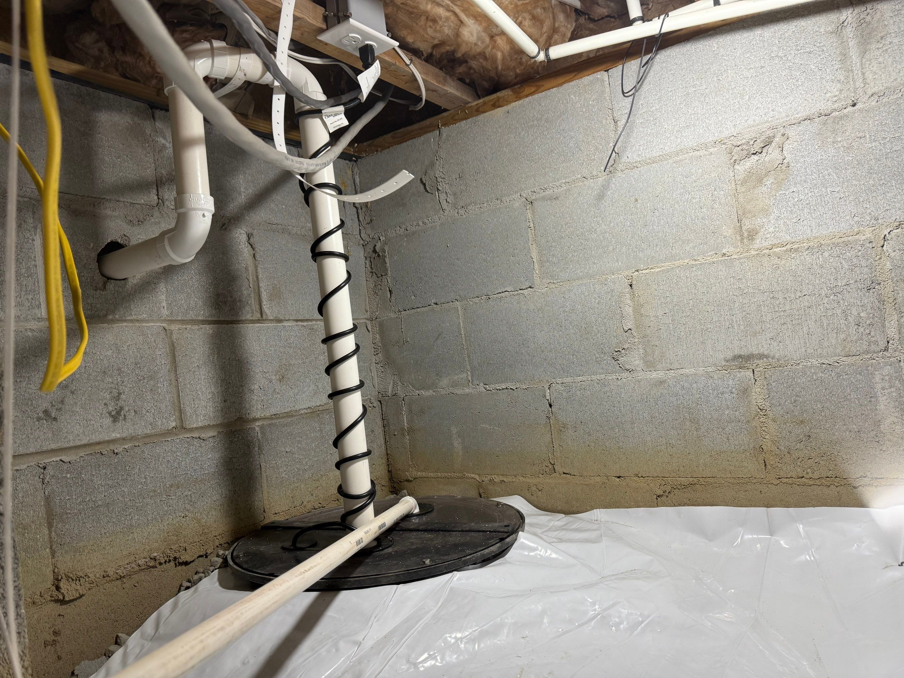 Project in Franklin by Patriot Crawl Space Repairs