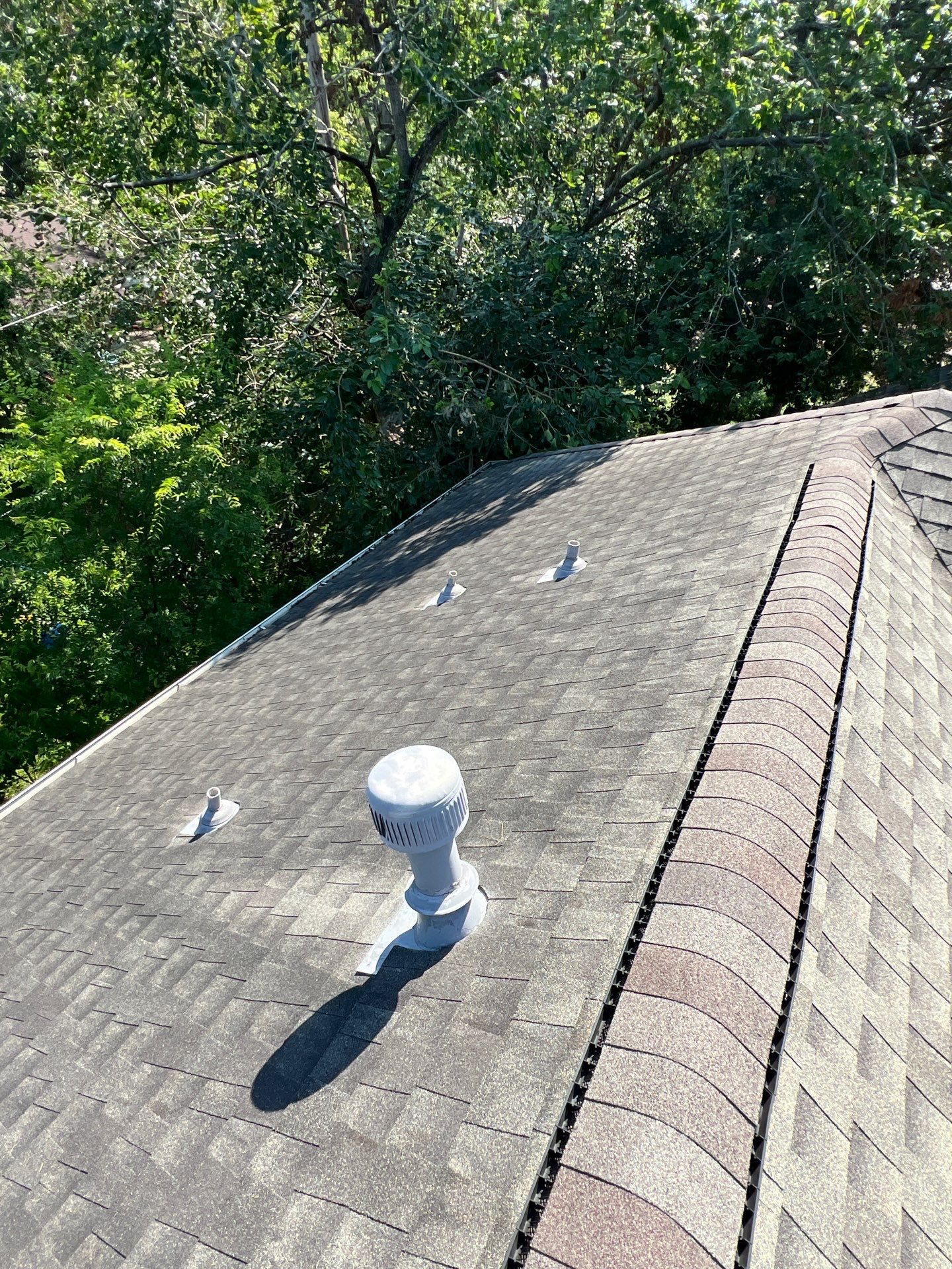 Hail Damage using Metal by Roof Repair Services LLC