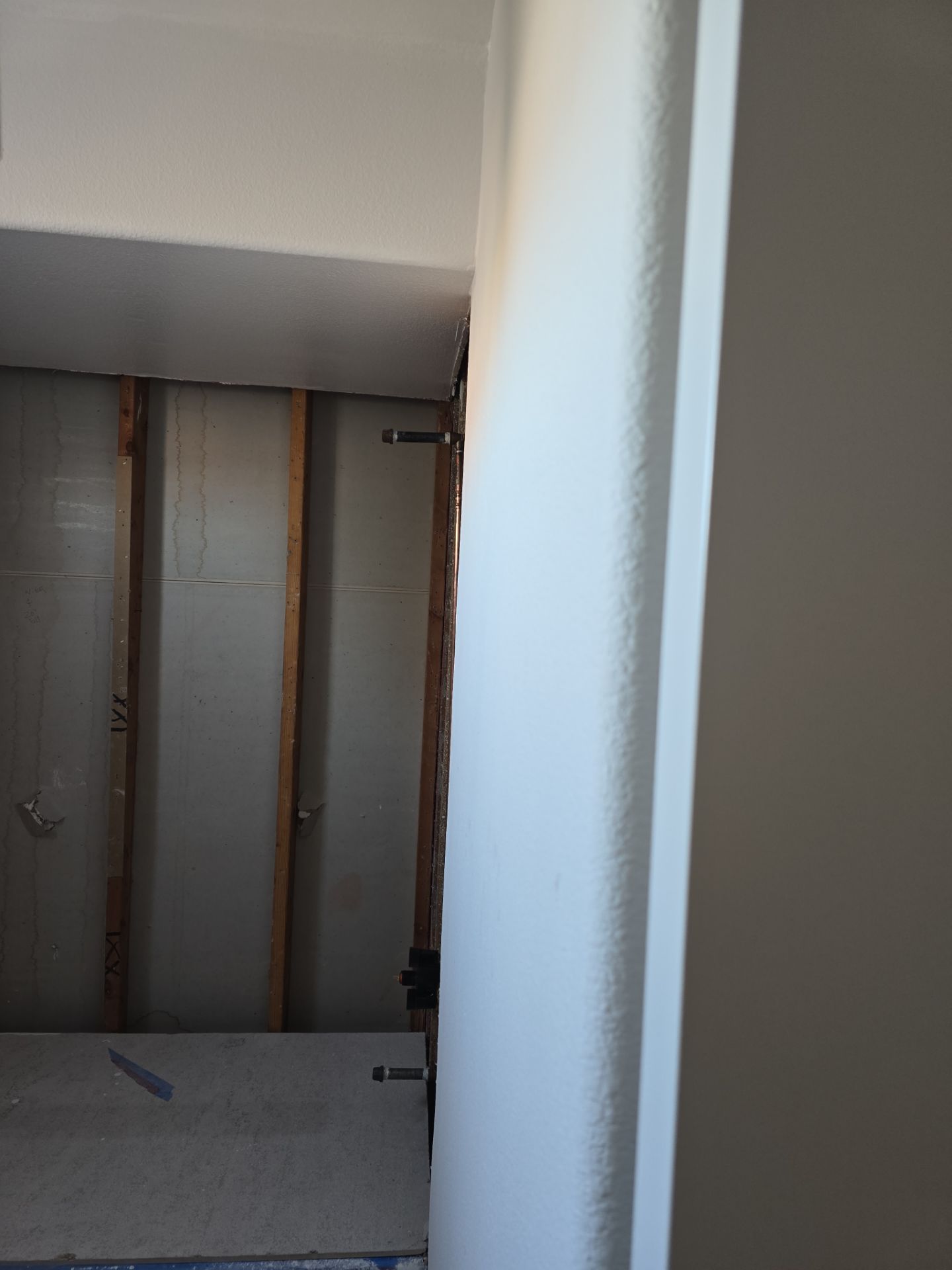 Installing Water Pipe for Shower by Us Plumbing
