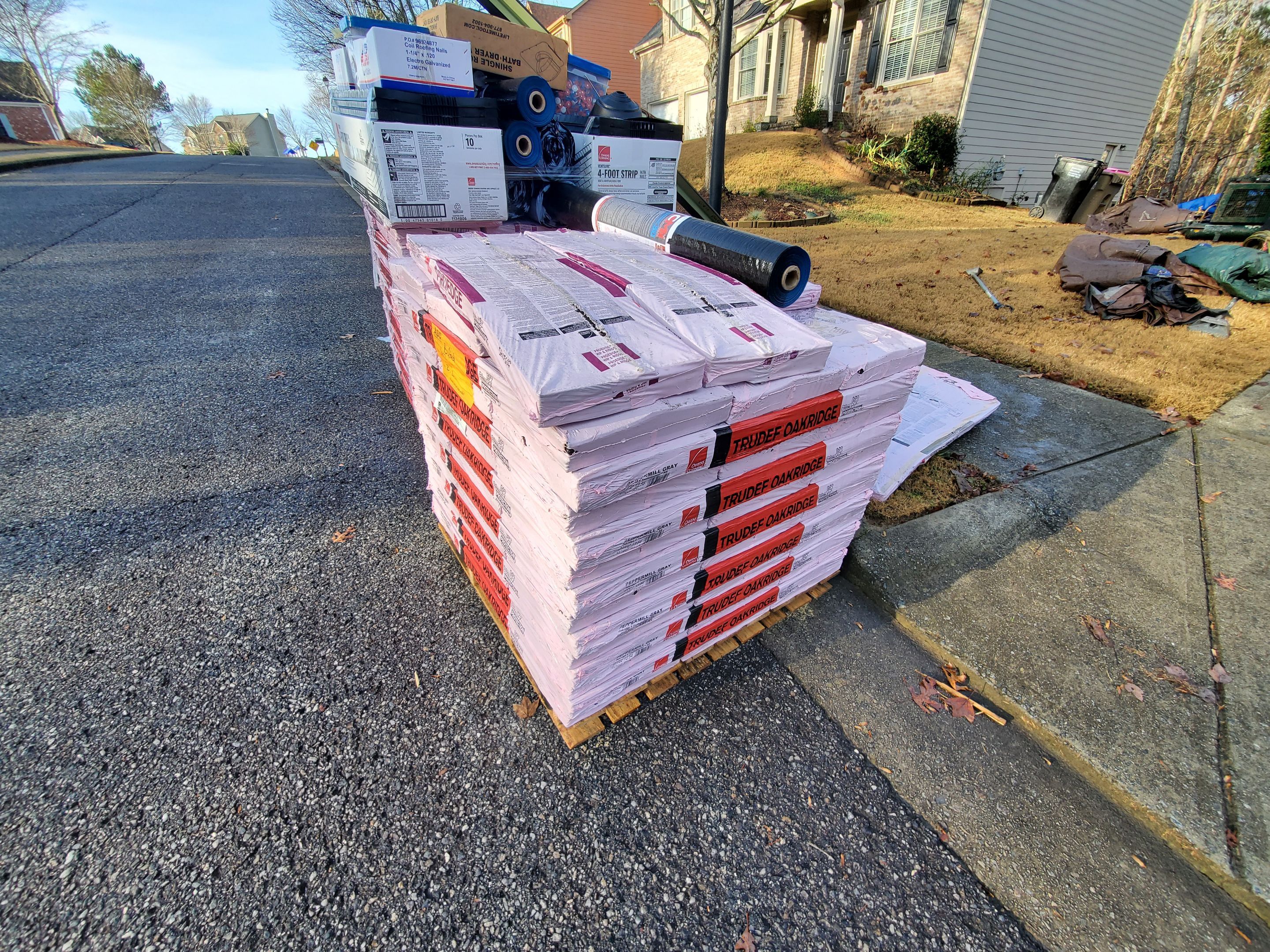 Residential Roofing Installation using Owens Corning by Inspector Roofing and Restoration