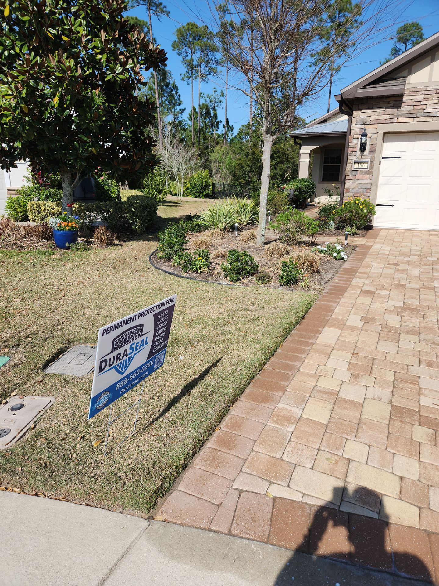 Pavers using Concrete Sealant by DuraSeal