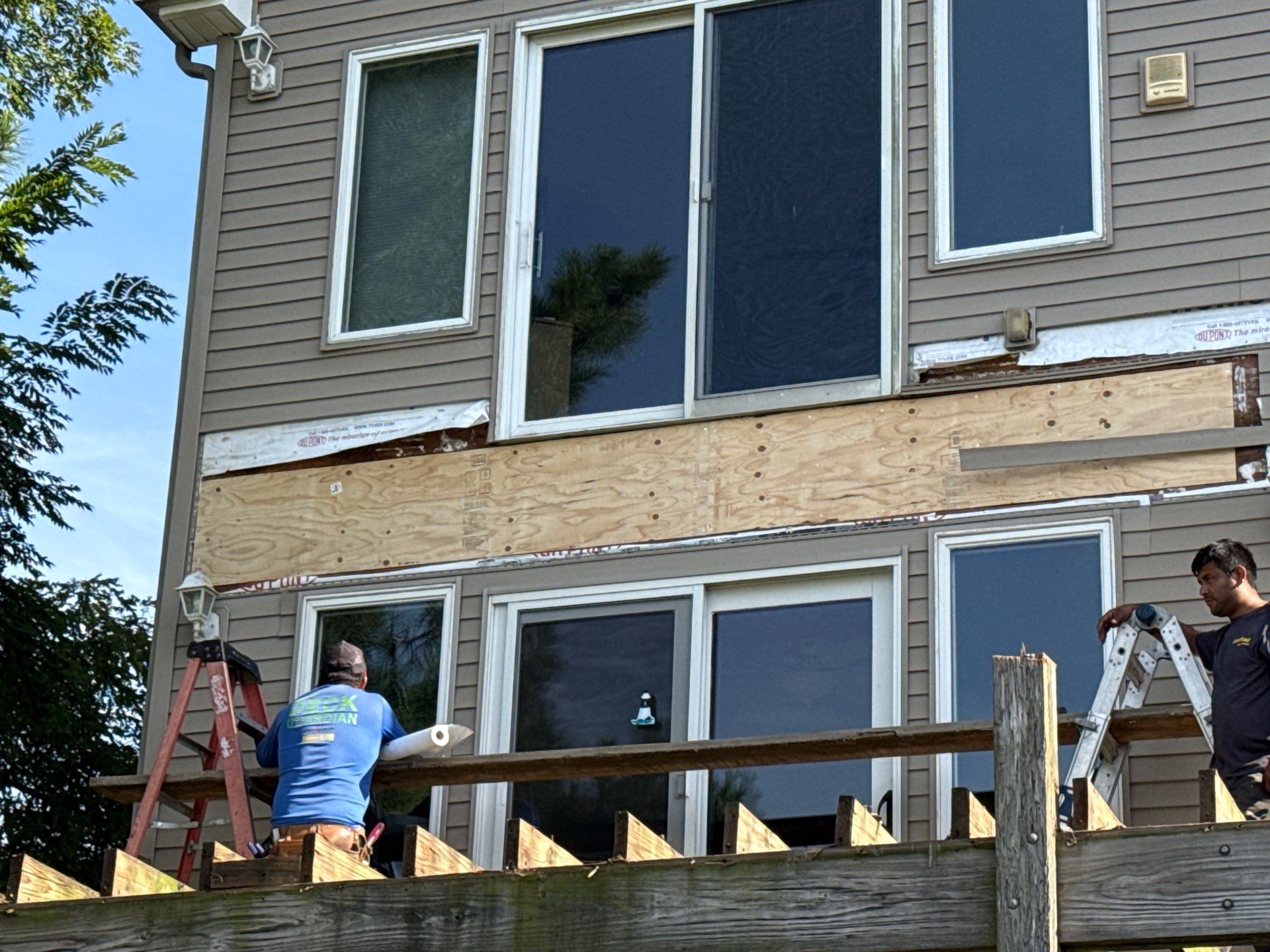 Waterfront deck In Keyport  by deck guardian