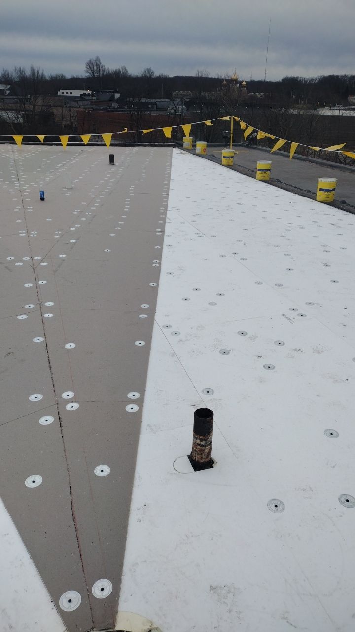 Commercial flat roof parma by Absolute Roofing and Construction