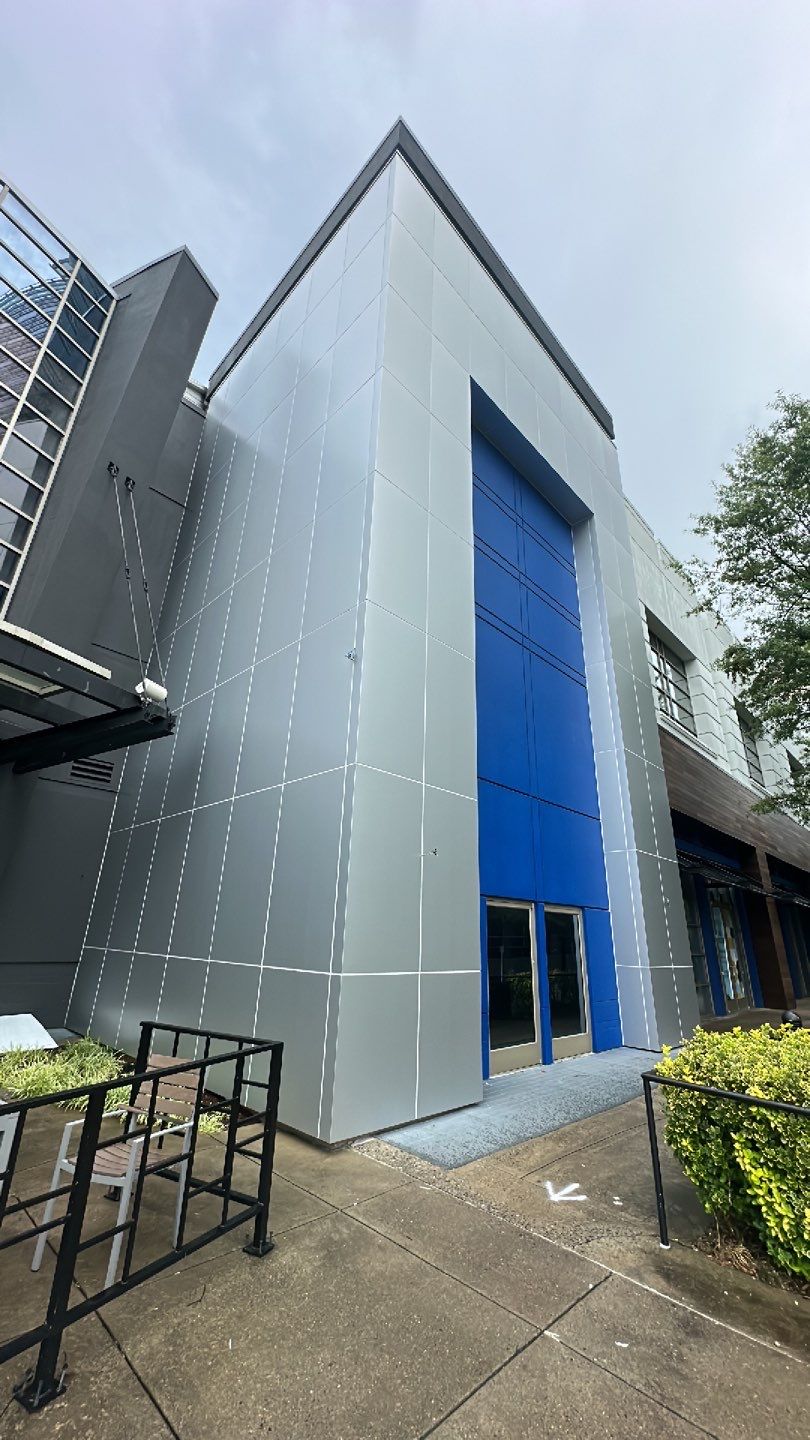 Exterior Installation using ACM Composite Panels by Infinity Metal Systems