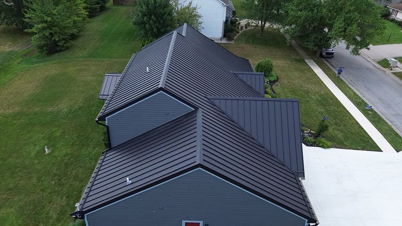 Standing Seam Project in Fort Wayne, IN by 4Ever Metal Roofing