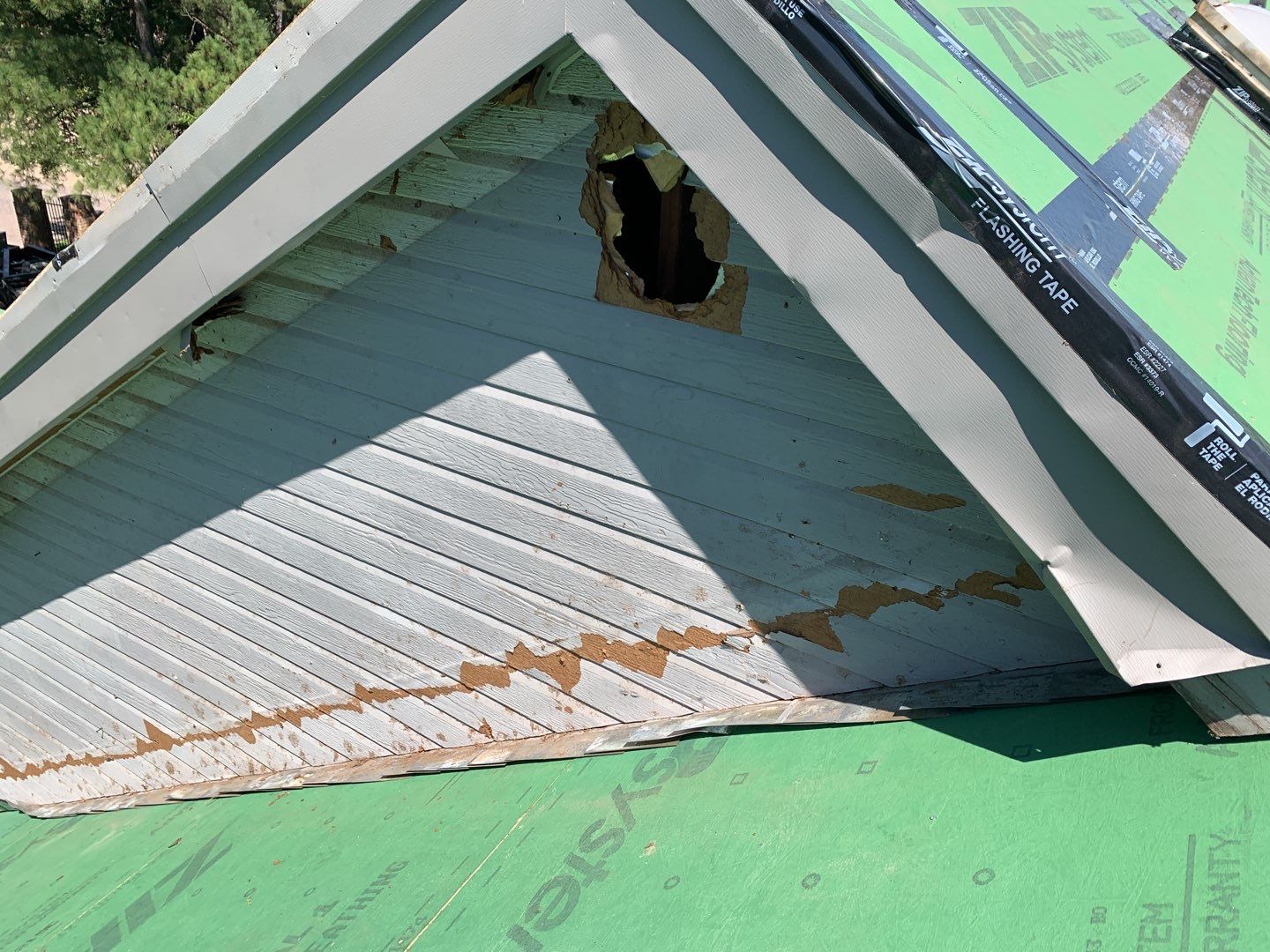 Designer Residential Roof with Zip System by Springtree Restoration