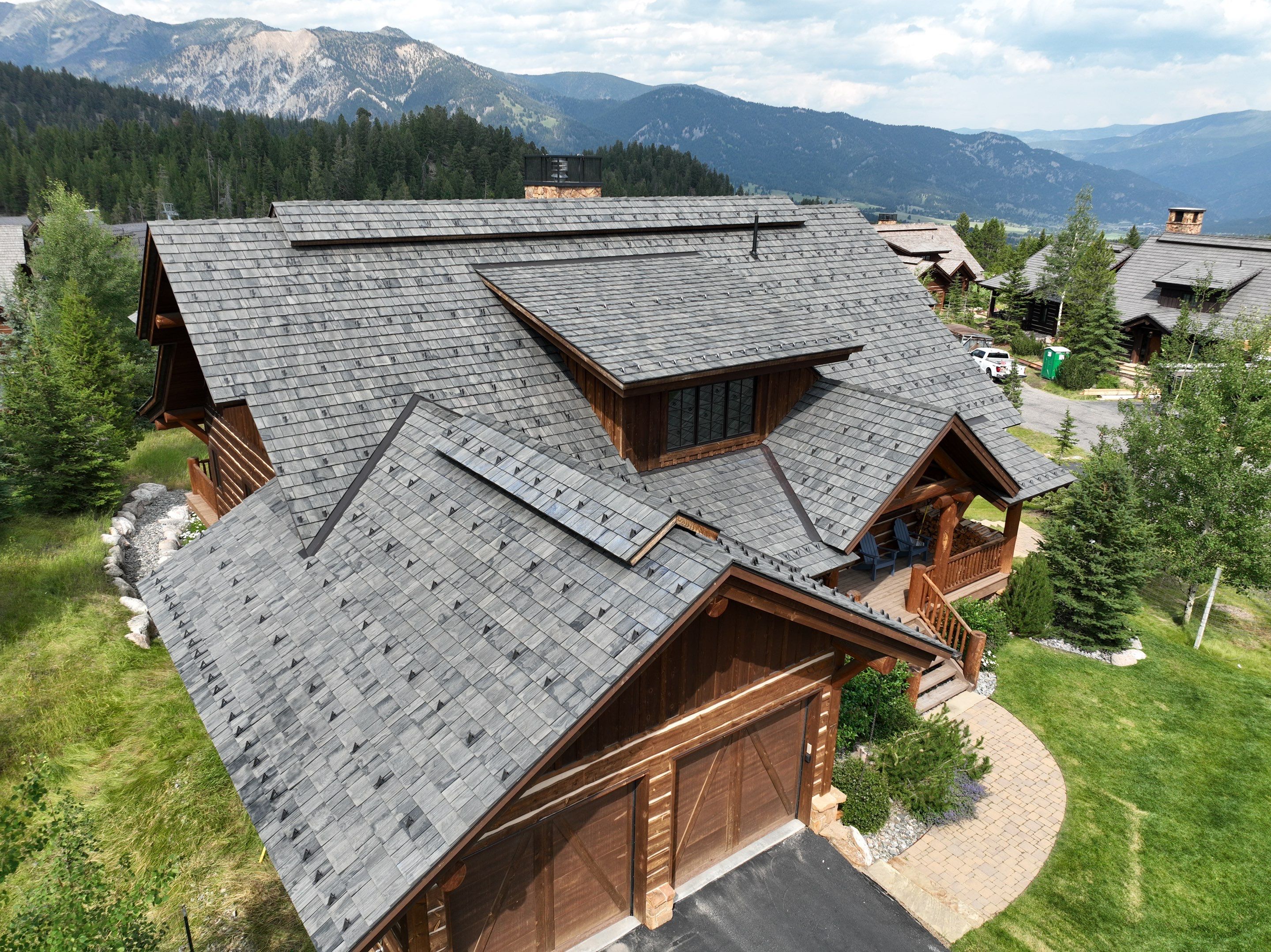 Brava Shake - Canyon Gray  by Montana Roofing Solutions