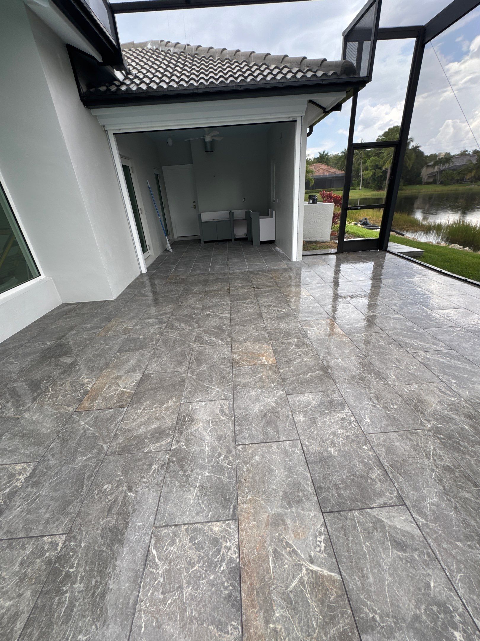 Pool Renovation/Porcelain pavers/Wild Cat Run by Old Town Pavers Llc